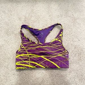 C9 by Champion • Purple & Lime Green Sports Bra